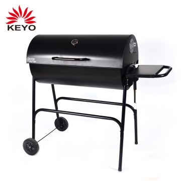 Heavy Duty Oil Drum Grill Charcoal Bbq Barbecue Barrel Grill For Outdoor Party