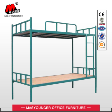 Green Blue Plate Top Metal Bunk Bed