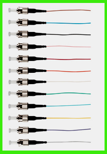 Fiber Optic Pigtail - 12 Colors Multi Pack-ST MM