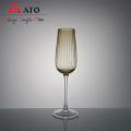 Ato Vintage Goblet Weinglas geripptes Weinglas