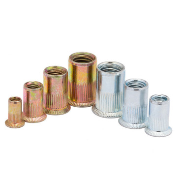 Twist-Resistant Fastener: M5, M6, M8, M10 Carbon Steel ZP Galvanized Rivet Nuts & 3/8 Aluminum Hex Rivet Nut