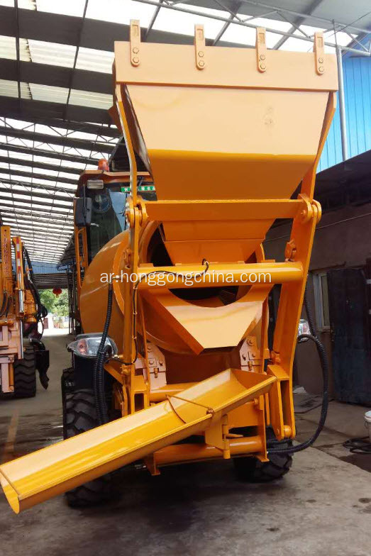 Drum Mobile ذاتية التحميل Beton Mixer