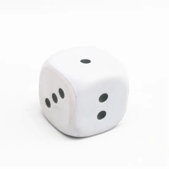 Custom Shape Dice Stress Ball Rockets Head Foam Toy