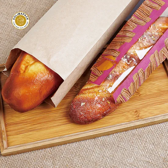 Customizable Biodegradable Paper Sandwich Bags with Grease Resistance: Perfect for Food Packaging