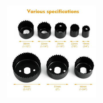 11 datorer HSS Bi-Metal Hole Saw Set