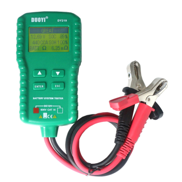 Accurate Car Battery Tester - DY219 Automotive Battery Internal Resistance Load Analyzer