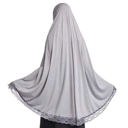 Ramadan Long Khimar Abaya - Islamic Ethnic Clothing for Prayer