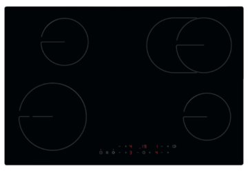 Zanussi Electric Induction Hobs Black Color