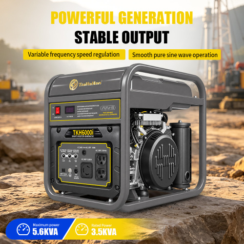 Generador inversor de gasolina TKH6000i 120V/240V 60Hz