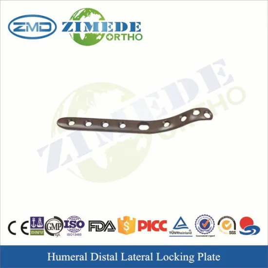 CE ISO proved Humeral distal medial locking plate metallic nail