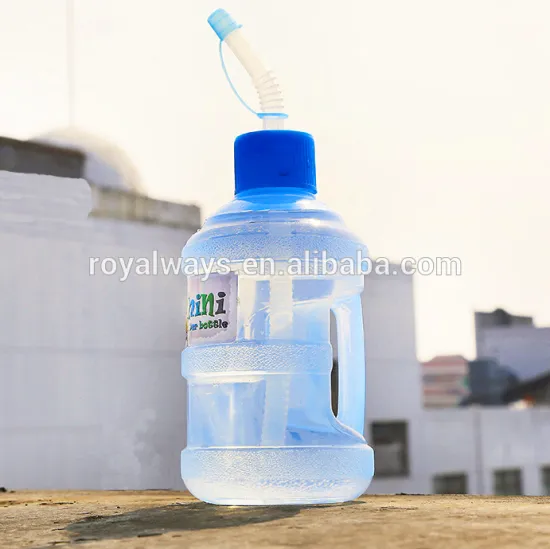 650ml newly design plastic water bottle with handle and straw