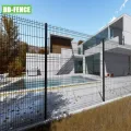 Fence a maglie di filo saldato 3D galvanizzato in PVC