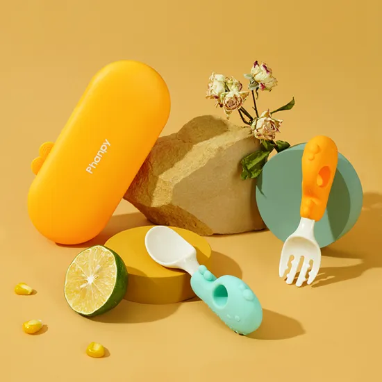 Whale-Shape Baby Fork And Spoon Set Hot selling