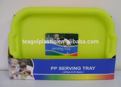 Plastic rect. plate Serving tray Serving platter 46.5x31cm #TG1007EG