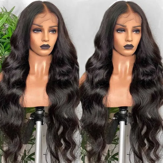 Wholesale Brazilian Virgin Hair Wigs Pre Plucked With Baby Hair HD Transparent Lace Front Wigs For Black Women Human Hair Wigs
