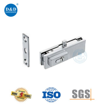 Commercial Frameless Glass to Floor Bottom Patch Lock