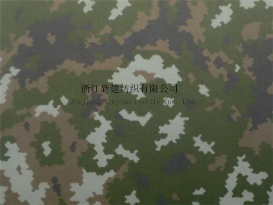 CVC Twill Digital Camouflage Fabric with IR