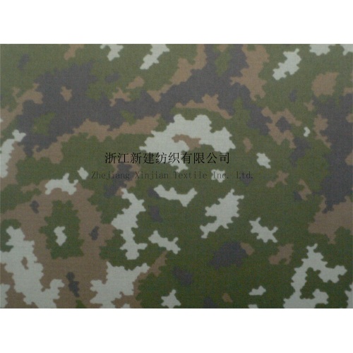 CVC Twill Digital Camouflage Fabric dengan IR