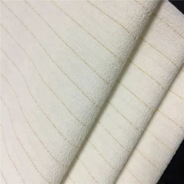 Bubble Crepe Polyester Lurex Spandex Fabric