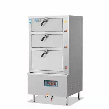 Stainless Steel Commercial Seafood and Meat Steaming Cabinet for Kitchen