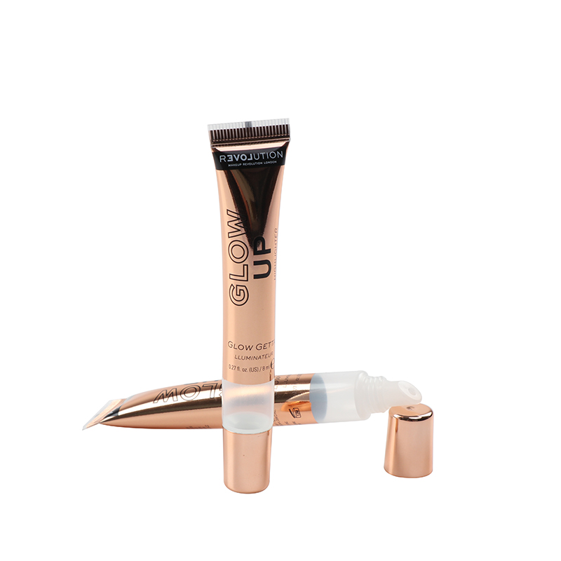 rose gold lip balm tube 