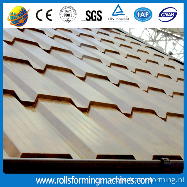 Glazed Tile Roofing Sheet Panel Roll Forming Machine