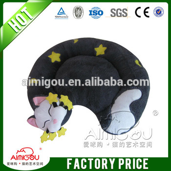 Manufacturer stock cheap Hot sell cat shaped cat bed