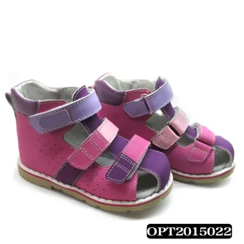 New fashion elegant middle knee-high children orthopedic sandals for 2015