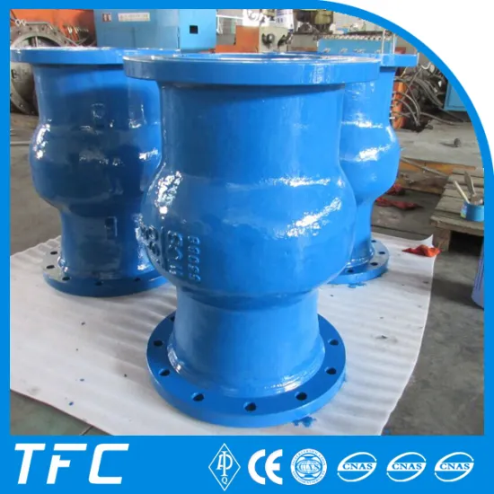 API 6D double flange axial flow nozzle check valve