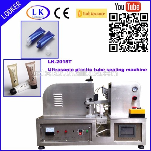 Ultrasonic welder for cosmatic cream lotion tube sealing machine