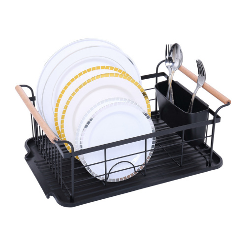 Dish Drying Rack With Tray Drainboard with Adjustable Swivel Spout Manufactory