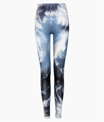 sexy girl's leggings printed lycra spandex tights