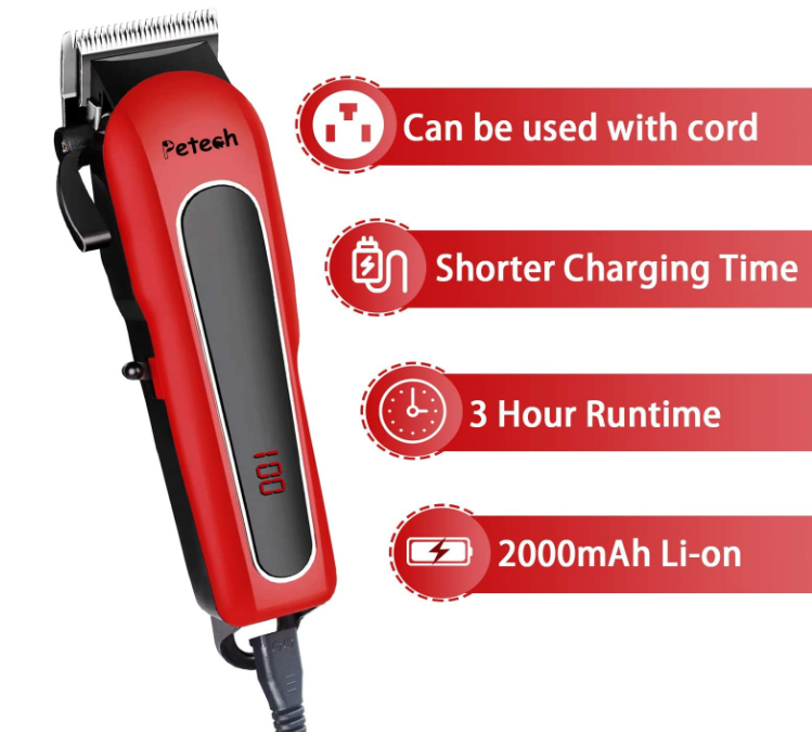 Dog Grooming Clippers Rechargeable