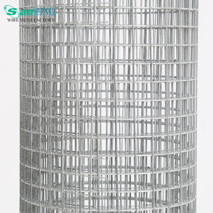 1/2 x 1/2 galvanized iron wire mesh malla electro soldada PVC coated welded wire mesh