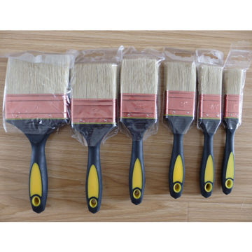 Rubber and Plastic Handle Paint Brush in Various Sizes