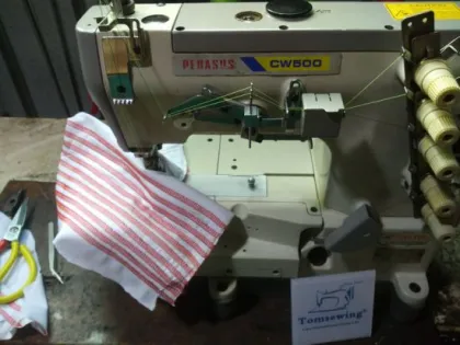 Pegasus W500P Series Oil Barrier Type Flatbed Interlock Stitch Machine