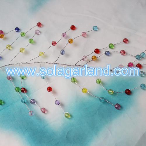 Gefacetteerde Crystal Bead Garland Wire Beaded Branch