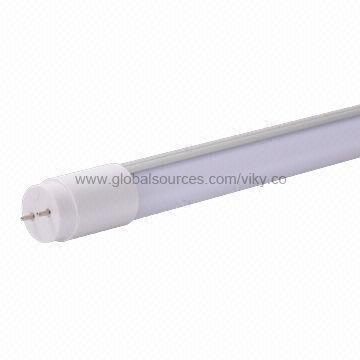 LED T8 tube, 600mm, 9W with PC frosted cover, keeping soft lighting, good for eyes