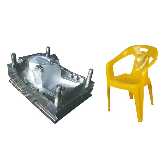 Low Cost Raw Material Plastic Chair Injection Molding Machine Mould