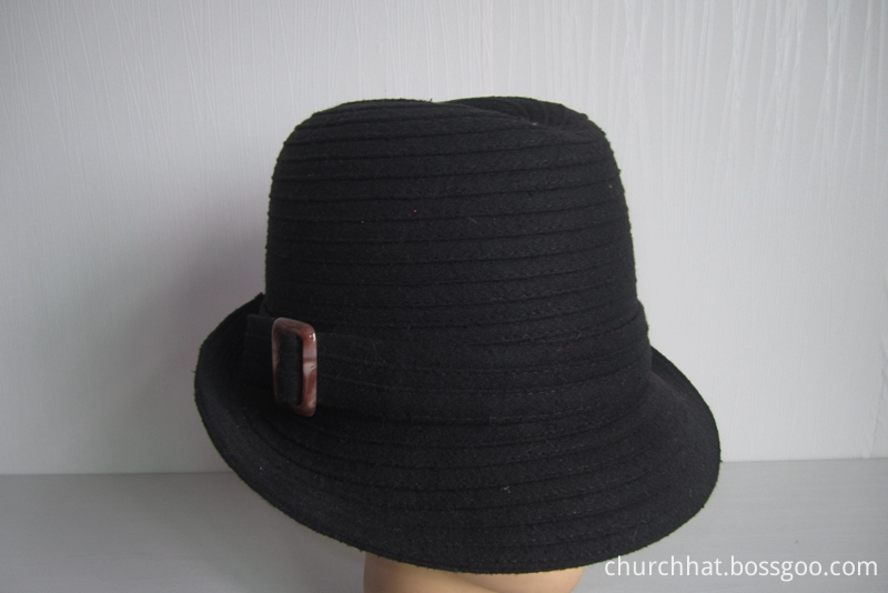 Wool Fabric Church Hats