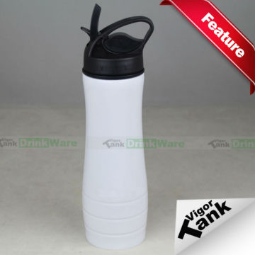 Stainless Steel Long Thin Bottle with Straw