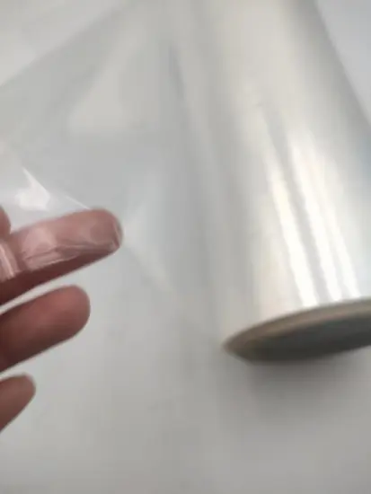 Pharma clear PP/PE film for syringe blister packaging