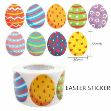 New Design Easter Holiday Decorating Label Sticker