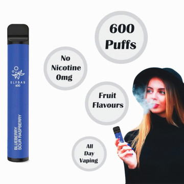 콜라 엘프 바 600 퍼프 일회용 vapes