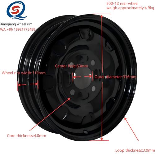 Sistema de rueda trasera de 336 mm de peso ultraligero