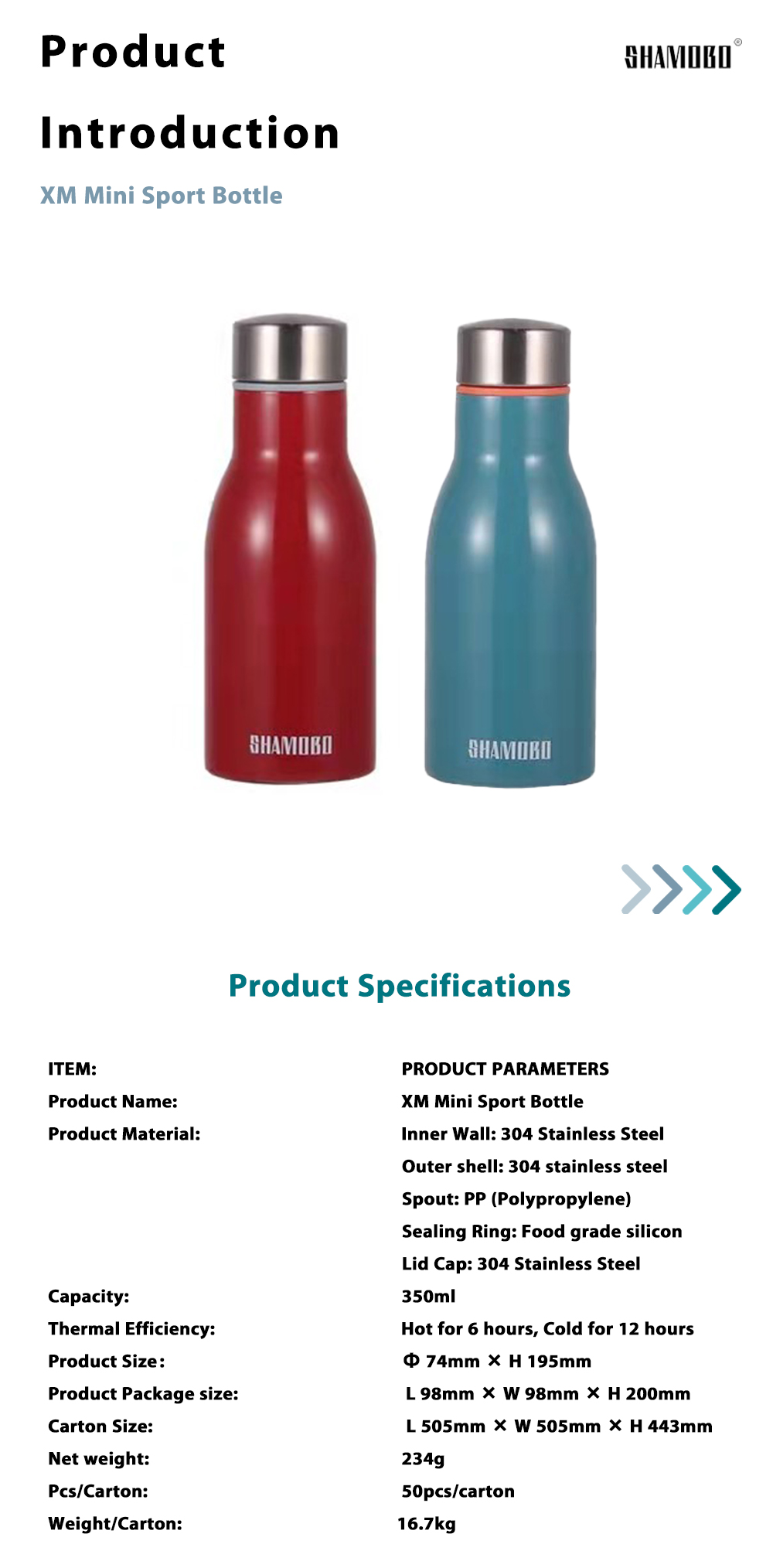 XM-C200121A XM Mini Sport Bottle X