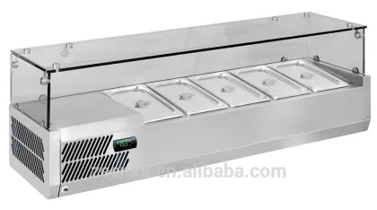 Salad Bar Refrigerator/ Commercial Refrigerated Salad Bar Factory Price