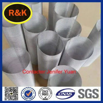 cylindrical wire mesh filter/stainless steel filter tube/woven mesh cylinder