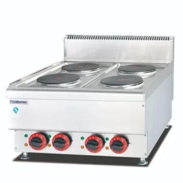 Counter Top Kitchen Equipment Electric Lava Rock Grill with Cabinet