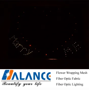 Fiber Optic Ceiling Light for Wedding Centerpiece Background